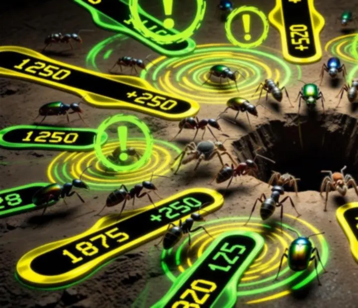 Taktikus egyérintéses játékmenet illusztráció a SwarmHole-ban